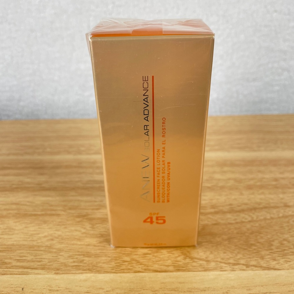 Avon Anew Solar Advance Sunscreen Face Lotion SPF 45 Anti-Aging 1.7oz NIB
